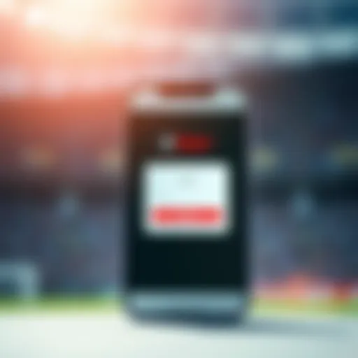 A mobile device displaying the 1xbet login interface with a modern design.