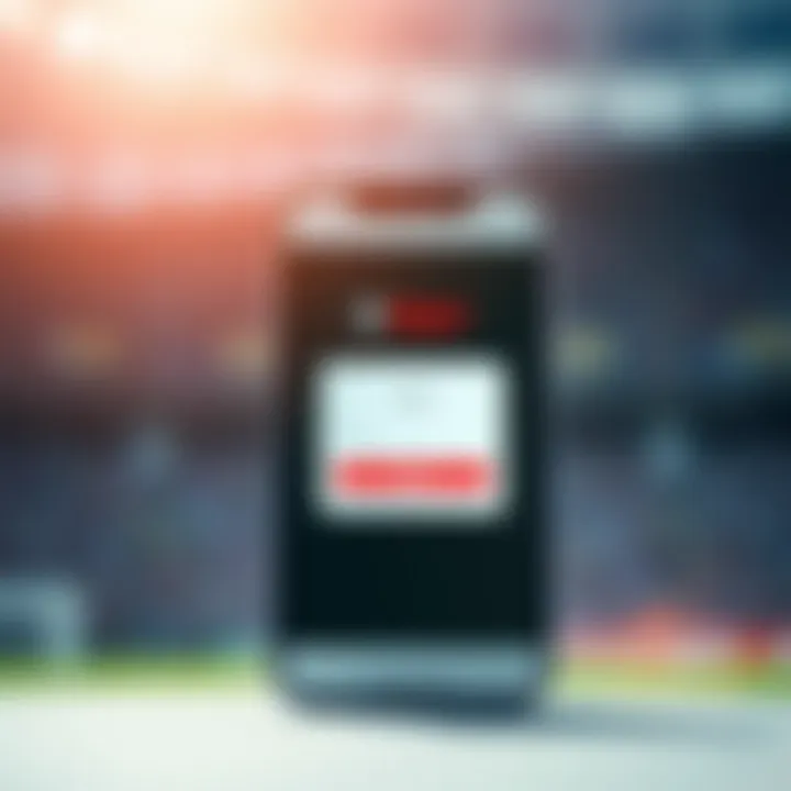 A mobile device displaying the 1xbet login interface with a modern design.