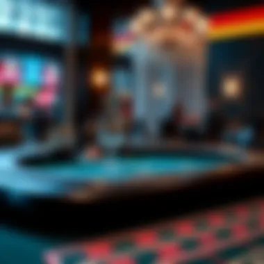 Illustration of Baccarat Game Rules Diagram illustrating baccarat game rules