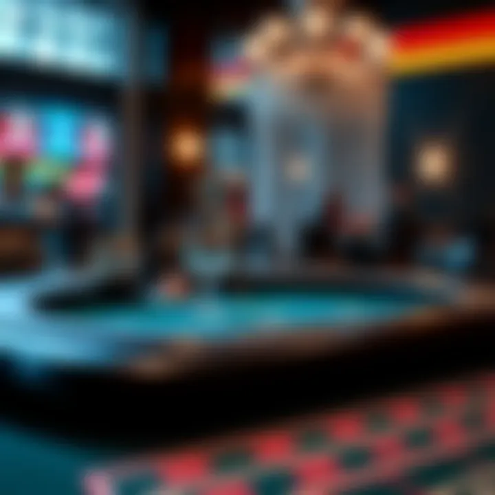 Illustration of Baccarat Game Rules Diagram illustrating baccarat game rules