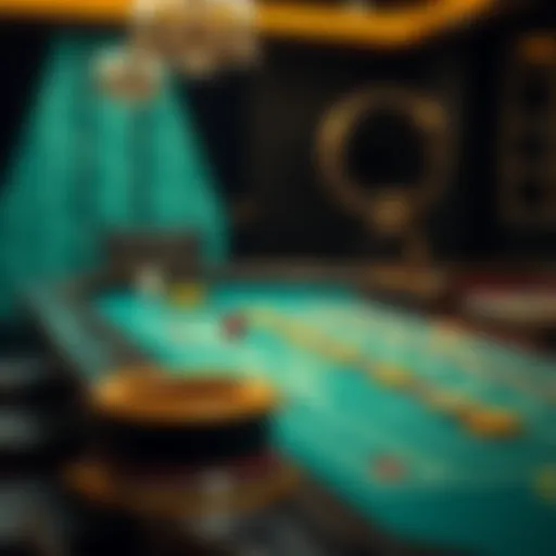 Overview of Baccarat table layout