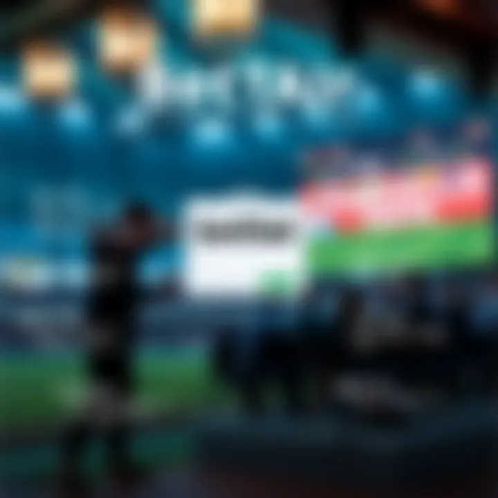 Infographic illustrating features available after successful Betfair login