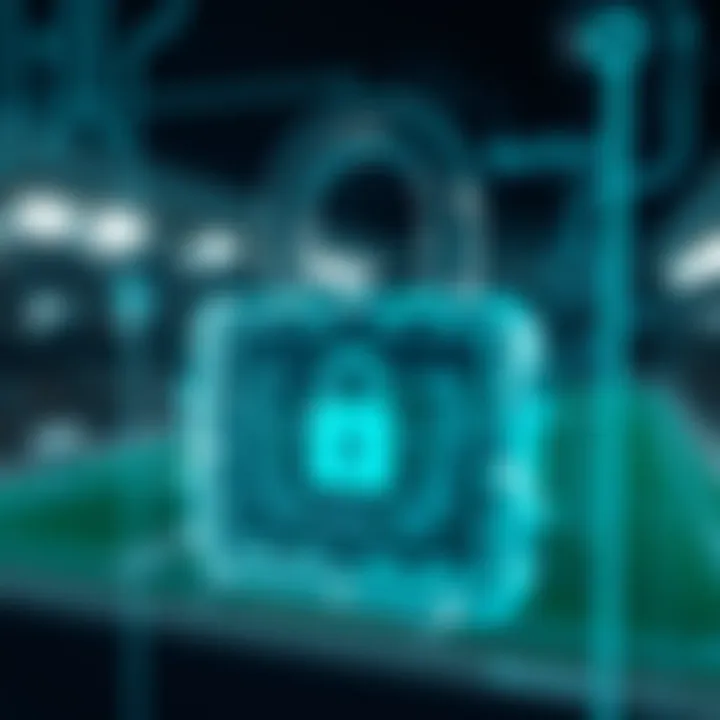 Enhancing Security for Betfair Accounts A digital lock symbolizing security measures for Betfair account protection