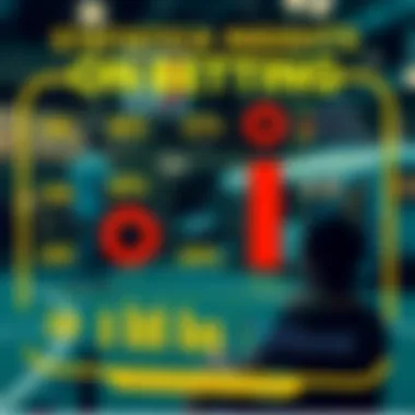 Infographic presenting statistical insights related to betting