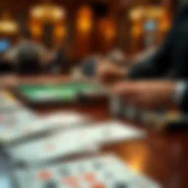 Strategic Betting Insights Strategic betting cards laid on a table