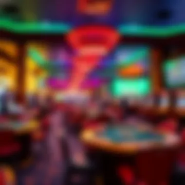 Vibrant Casino Ambiance Casino interior showcasing vibrant atmosphere