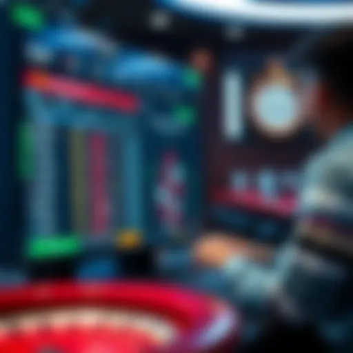 Real-time betting interface showcasing modern technology