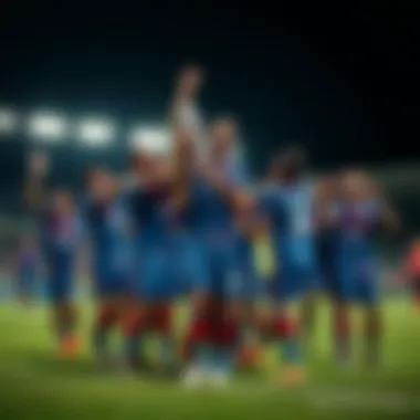 Chiang Rai United team celebrating a victory