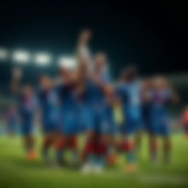 Chiang Rai United team celebrating a victory