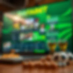 Visual representation of the Dafabet betting interface showcasing user-friendly design