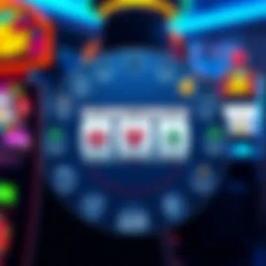 A diagram illustrating various elements that affect the odds of winning on a slot machine.
