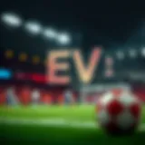 Visual representation of expected value calculation in betting