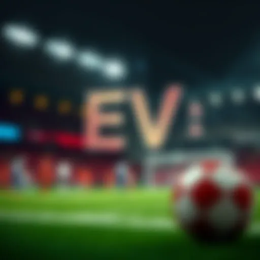 Visual representation of expected value calculation in betting