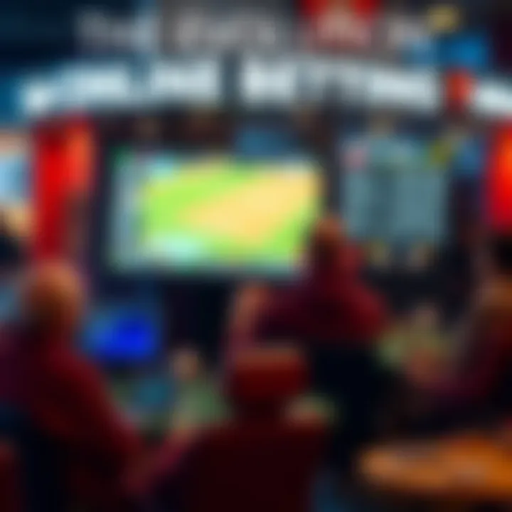 An infographic depicting the evolution of online betting