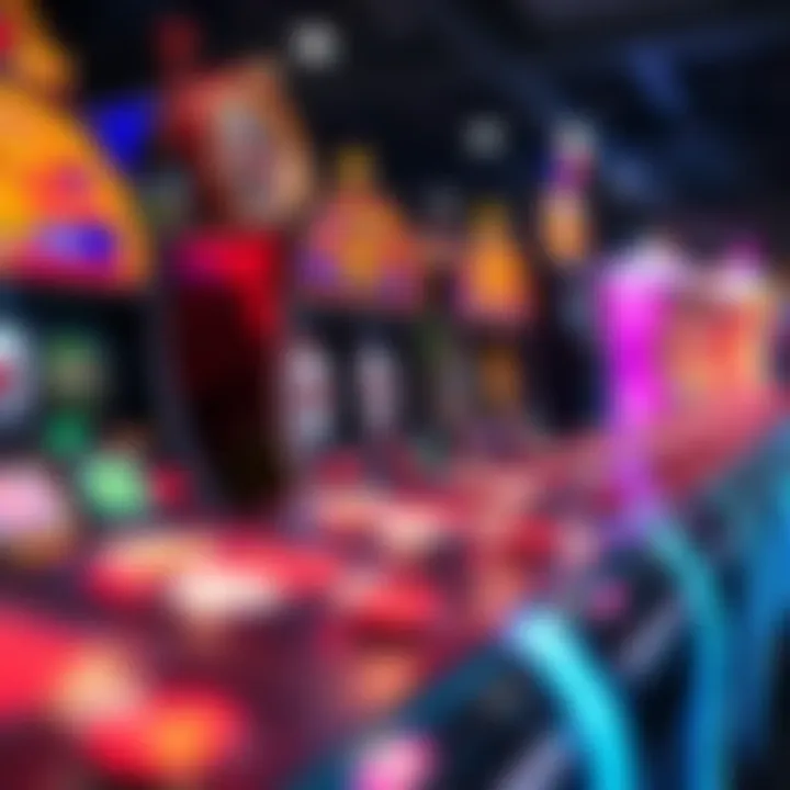 An artistic representation of the evolution of slot games over the years