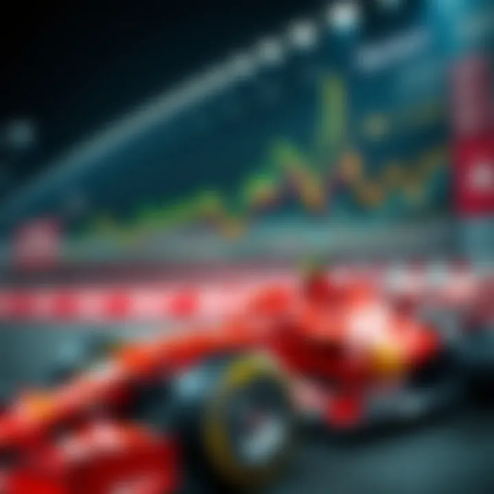 Data chart showcasing F1 betting trends