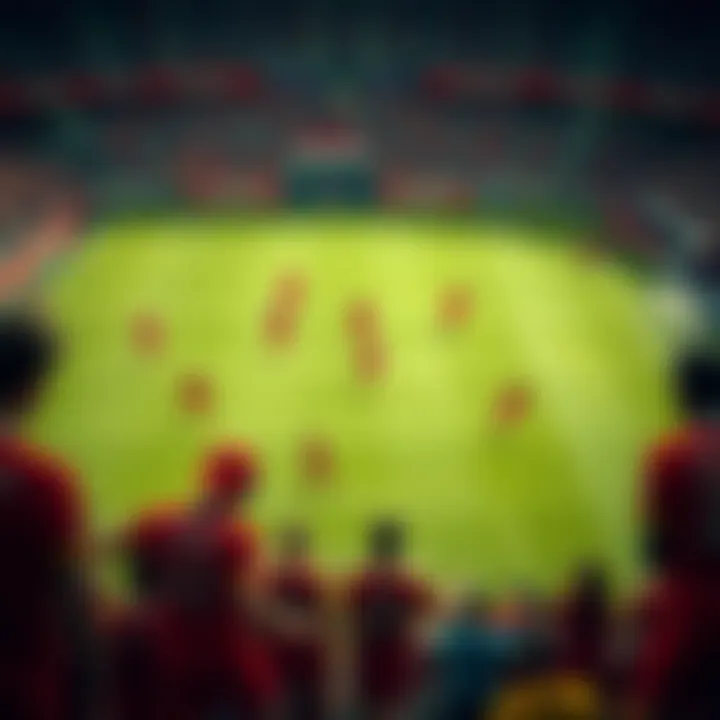 Tactical formation of FC Red Bull Salzburg