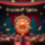 Concept of free casino spins illustrated