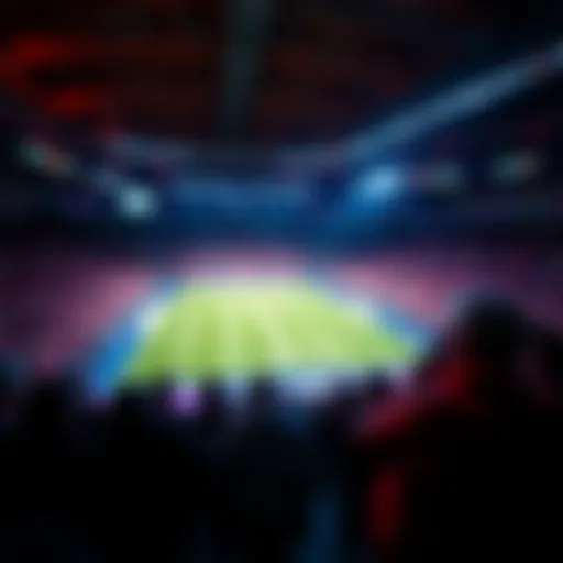 A dynamic sports event showcasing live action.