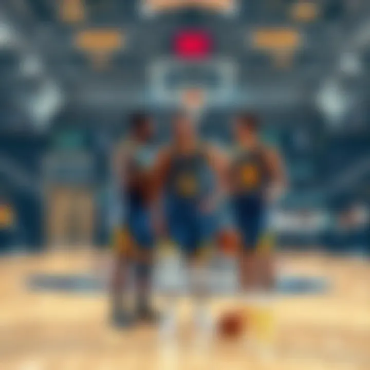 Golden State Warriors Team Dynamics Golden State Warriors showcasing teamwork during a game