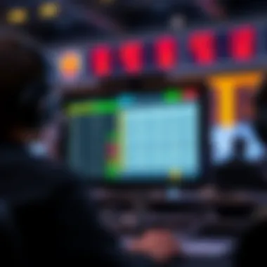 A high-tech betting interface used in immersive gaming