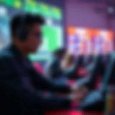 Visual representation of psychological factors in gaming behavior