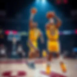 Historical match between Lakers and Indiana