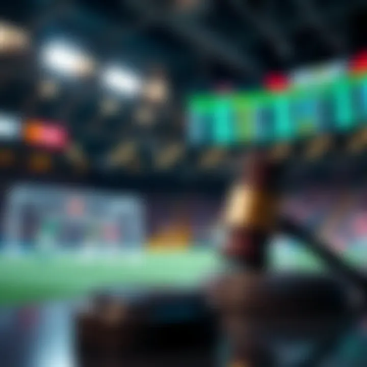 Navigating Legal Issues in Sports Betting A depiction of legal considerations in sports betting