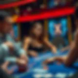 Exciting gameplay of live baccarat