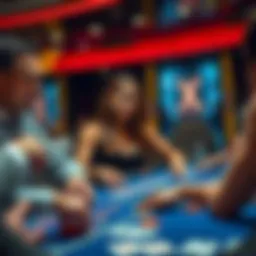 Exciting gameplay of live baccarat