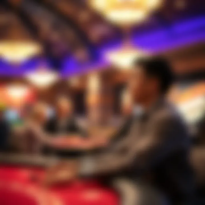 Thrilling Engagement with Live Dealers A player engaged in a thrilling live dealer game