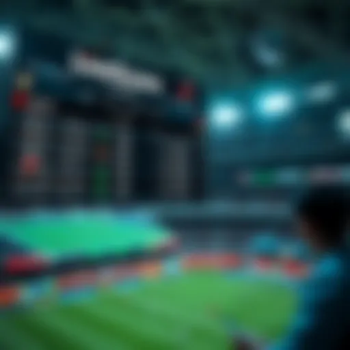 Real-time sports scores overview