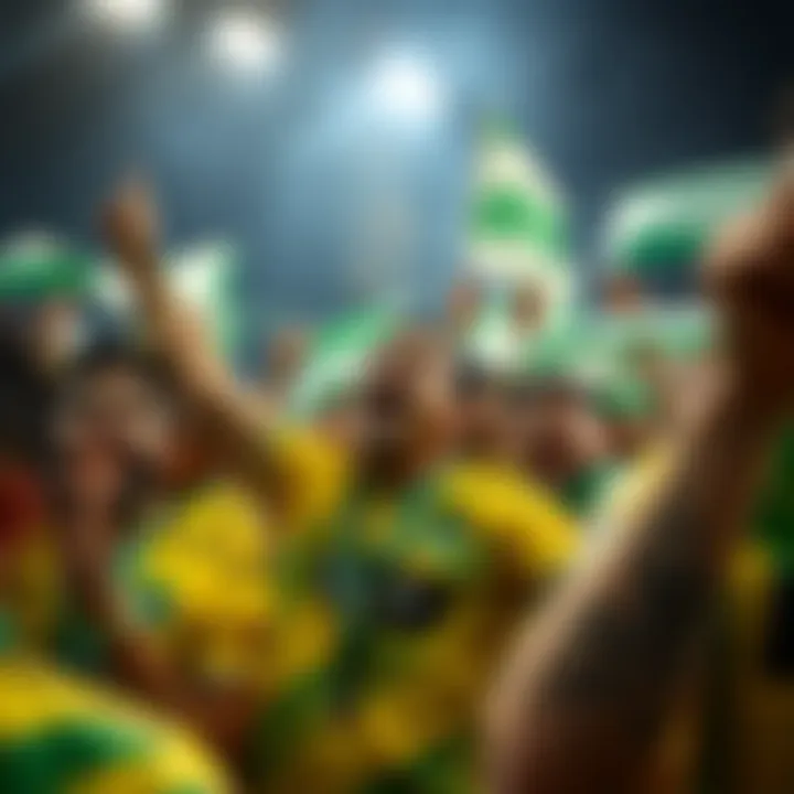 Celebration of Maccabi Haifa Fans Maccabi Haifa fans celebrating