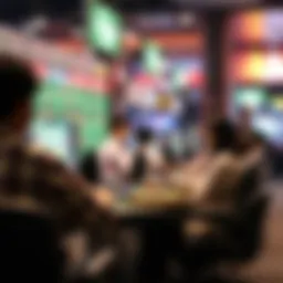 A digital representation of online betting activities