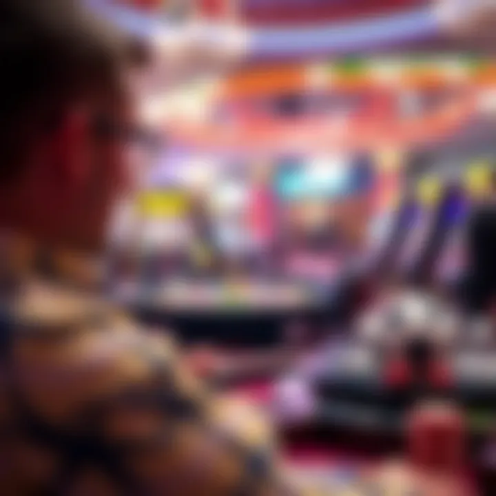 Strategic Betting Tips for Success in MegaBall Casino A thoughtful depiction of strategic betting tips for successful gameplay in MegaBall Casino