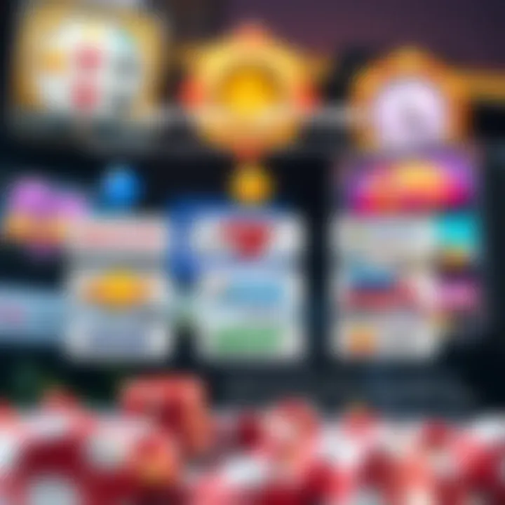 A graphical representation of payment methods for mobile slot sites