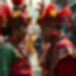 Cultural festival celebration in Nepal showcasing vibrant traditions