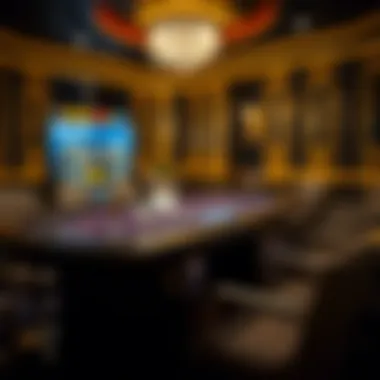 Experience Online Baccarat at Its Finest A sleek online baccarat table with digital interface