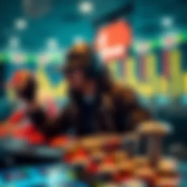 Modern trends in online betting depicted through engaging imagery