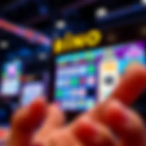 An engaging online bingo game interface with vibrant colors