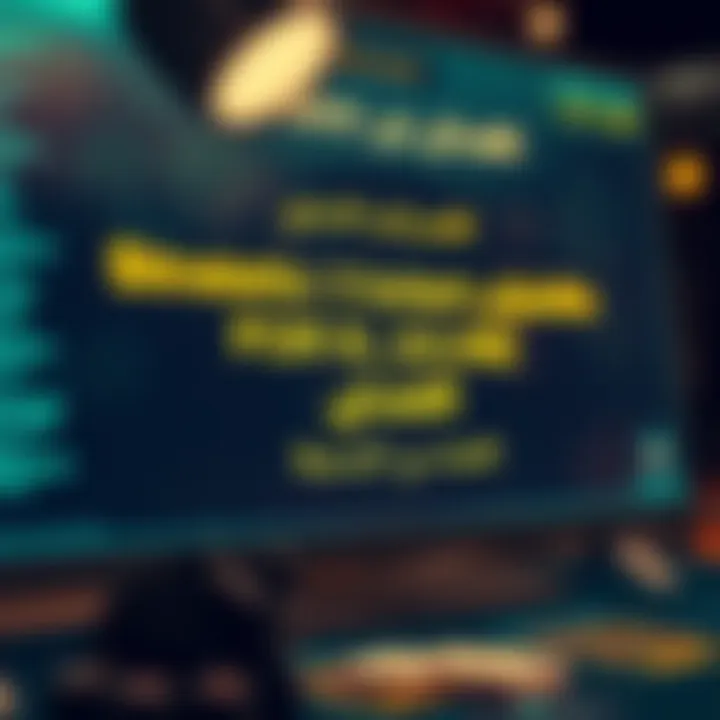 Essential Betting Strategies for Online Blackjack Strategic betting tips displayed on a digital screen