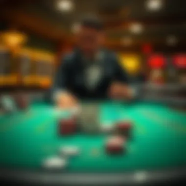 Visualization of blackjack winning strategies