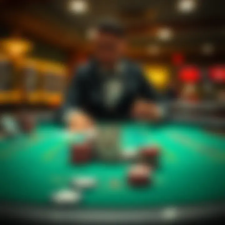 Visualization of blackjack winning strategies