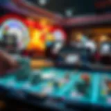 Visual representation of online casino games
