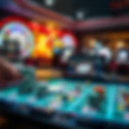 Visual representation of online casino games