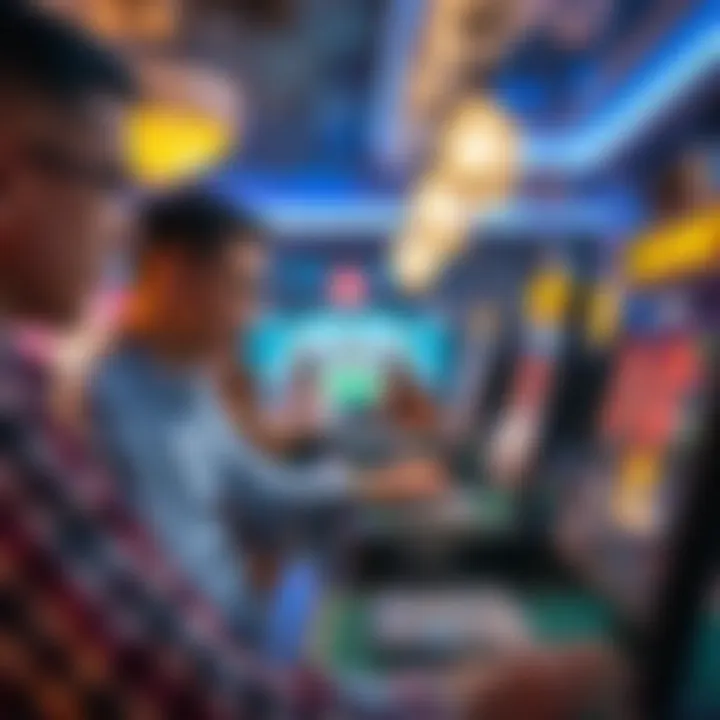 Illustration of user experience in online gambling