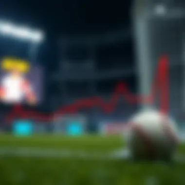 Statistical representation of betting trends in baseball