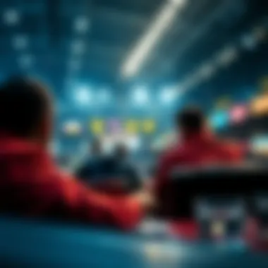 Depiction of the latest trends in sports betting