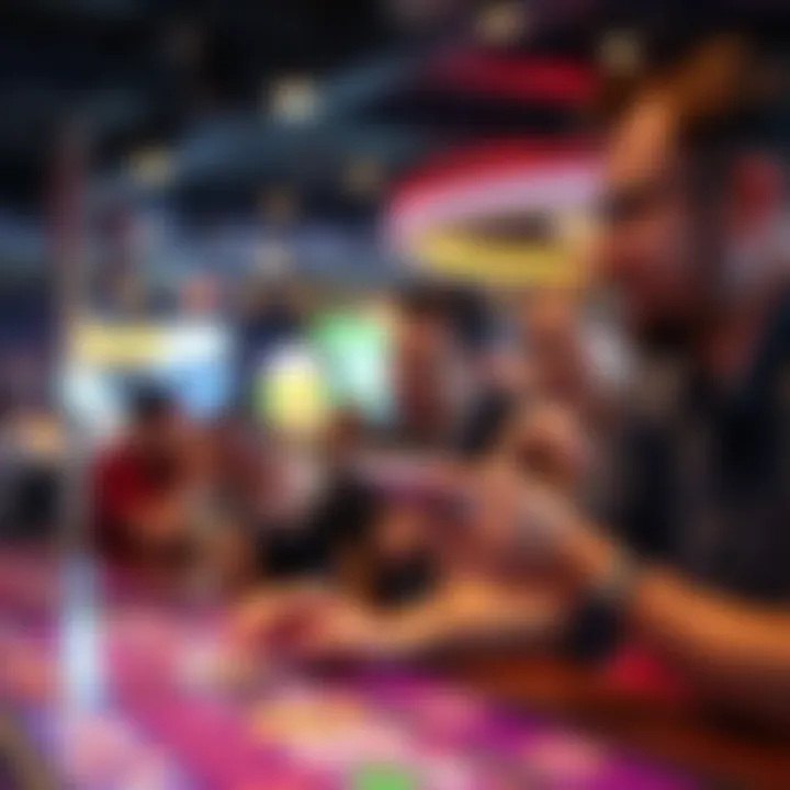 An engaging user experience of players enjoying a mobile casino game