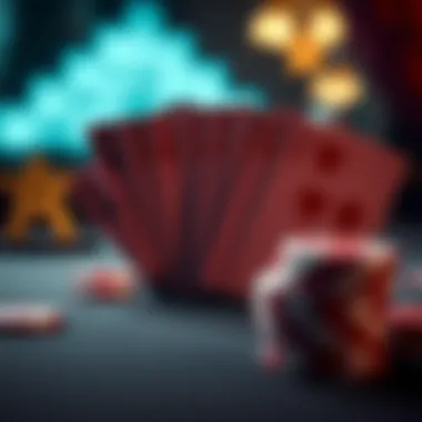 Visual representation of poker hand rankings